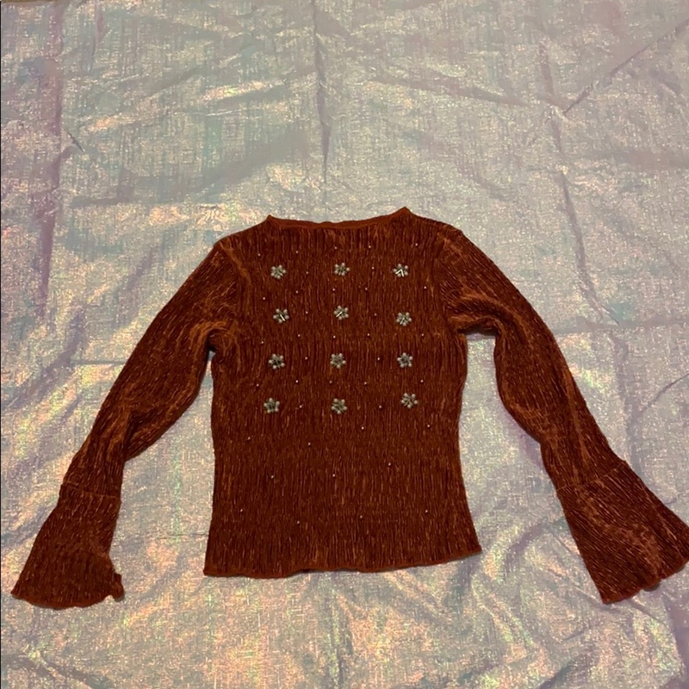 Pearl Velvet Blouse